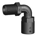 Kulma 90 astetta, 3/4", musta