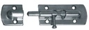 Työntösalpa 80 x 30 mm, kromattu tappi 8 mm