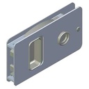 Lukko MF-Flush SS, liukuoveen 
