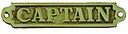 Kilpi messinki, Captain, 160 x 32 mm 