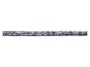 Dyneema/polyesterköysi 4mm - 50m, musta/valkoinen