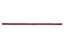 Dyneema/polyesteriköysi 6mm - 50m, punainen/musta