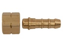 Letkukara kaasuliitin 1/4 VASEN kierre, 8 mm