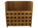 Teak-hylly 26.5 x 28 cm