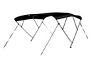 Biminitop deluxe 240x216-229x137cm, musta