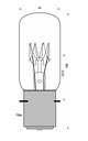 Polttimo P28s 230V - 65W 50cd 