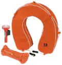 Horseshoe lifebuoy w/ white cover 