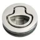 Flush pull latch AISI316 w/stop without lock 