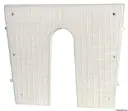 Stern protection plate white 420x340 mm 