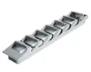 Side louvred vent chromed ABS 