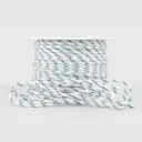 12 mm Polyropes Poly-Braid 32-falliköysi, valkoinen-sininen, ml 3300 kg