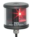 Kulkuvalo LED SBB580, punainen, musta runko